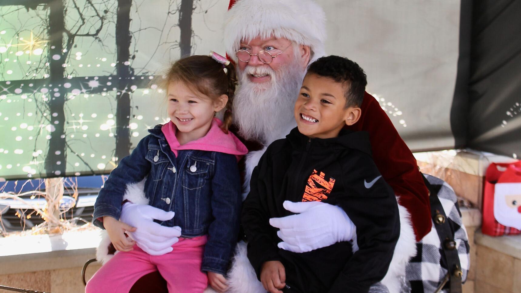 Santa Claus, a welcome presence for families and retailers, visits Rockbrook Village
